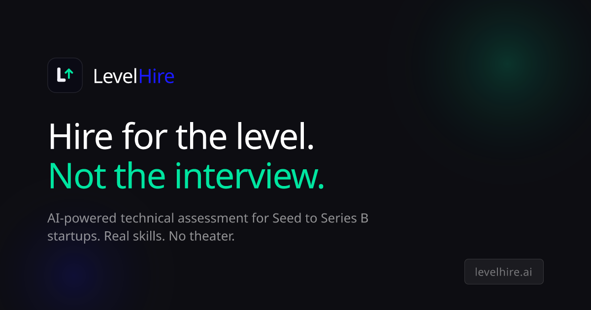 LevelHire — The agentic ATS for startups